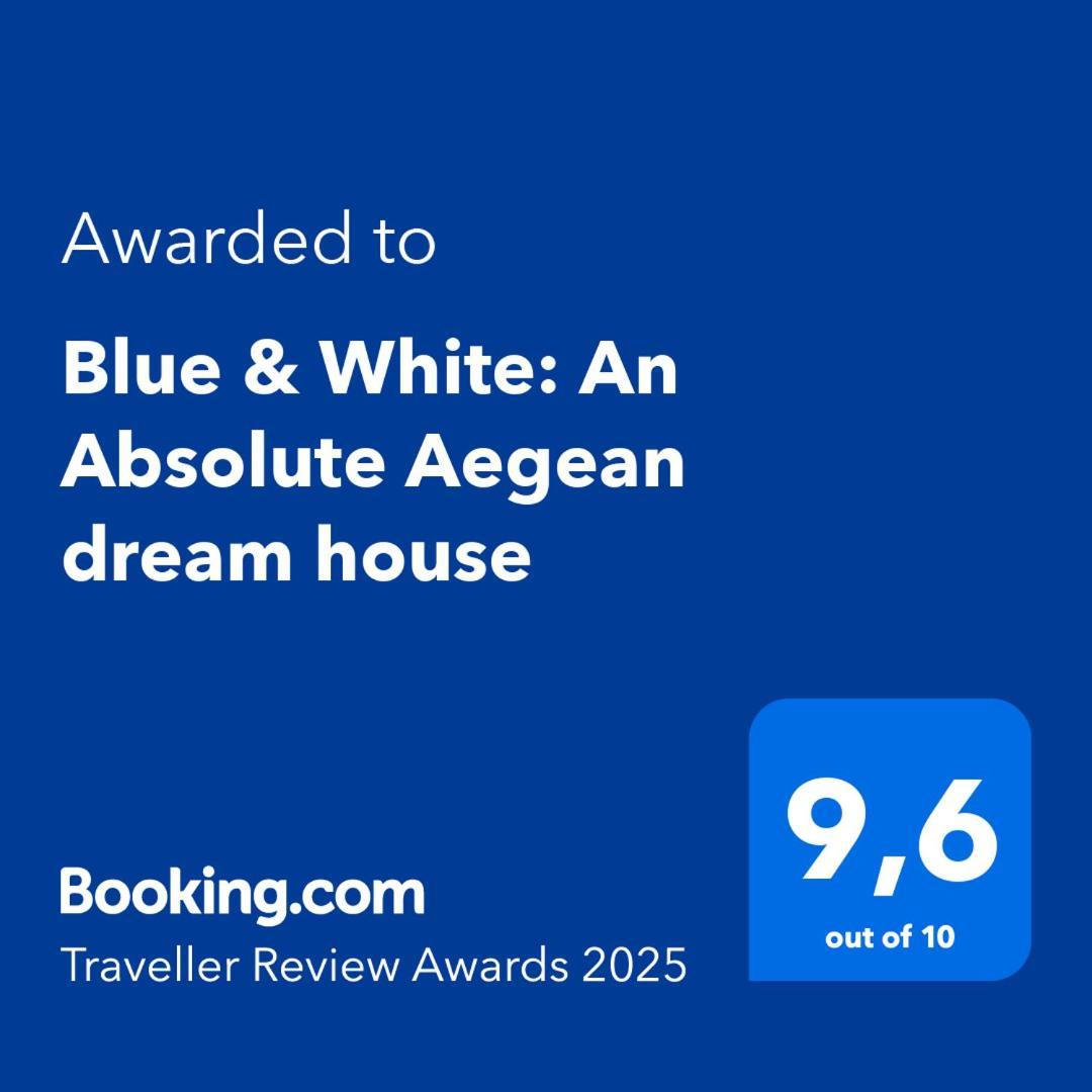 فيلا Blue & White: An Absolute Aegean Dream House Galini  المظهر الخارجي الصورة